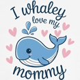 thumbnail image 3 of CafePress - I Love My Mommy Whaley Kids Baseball T Shirt - Kids Cotton Baseball Jersey, 3/4 Sleeve Shirt, 3 of 4
