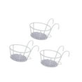 thumbnail image 4 of koolsoo 3x Hanging Planter Basket Above The Rail Flower Pot Holder Around Hanging Railing Planters for Window Courtyard Outdoors in The Interior Outdoors White, 4 of 8