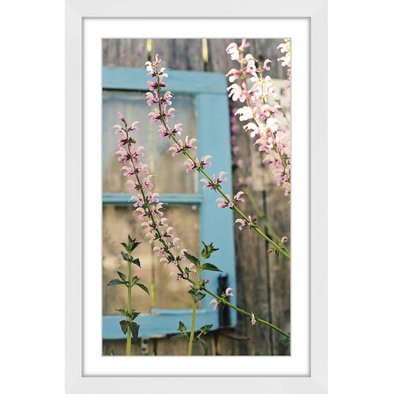 "Turquoise Window" Framed Painting Print