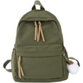 thumbnail image 1 of LinYooLi Fashion Canvas Nylon Backpack Satchel for Women Men, Large Shoulder Bag Removable Pendant, 1 of 5