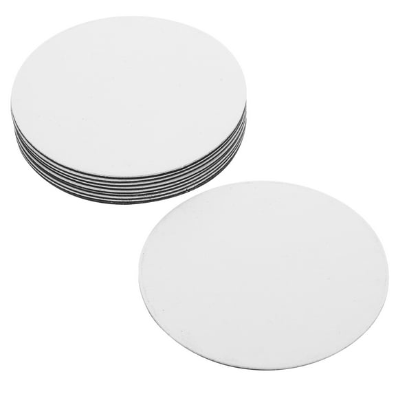 RENACLIPY 10Pcs Sublimation Magnets Blanks Soft Magnet Round Shape Diy Projects Metal Surfaces