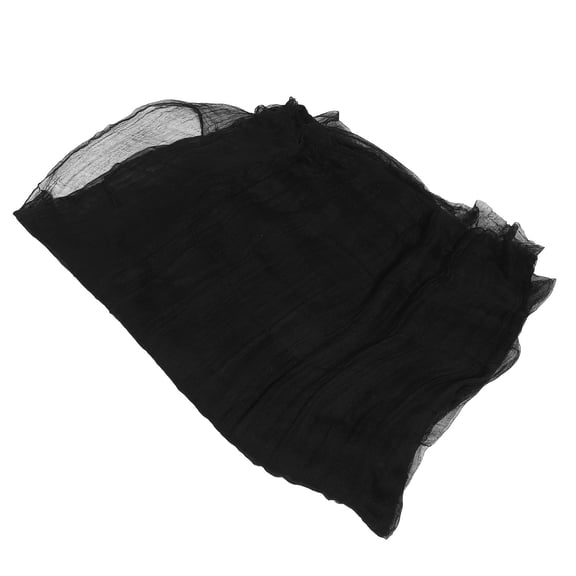 OULII 1-Pack Black Spooky Cloth Decorations for Garden and Outdoor Party Decor