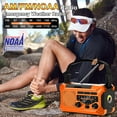 thumbnail image 5 of KOGYAS 10000mAh Hand Crank Radio,Emergency Radio,Solar Radio,NOAA/AM/FM Weather Radio,USB Type-C Charging,Dynamo Radio,Polymer Battery,Torch & LED Reading Light,SOS Alarm,Compass for Camping, 5 of 7