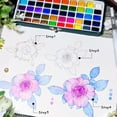 thumbnail image 4 of Set de pinturas de acuarela Artecho de 100 colores con metal y accesorios, 4 of 7
