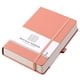 thumbnail image 1 of Diario recubiero AHGXG: 320 págs. numeradas, cuaderno A5 con reglas gruesas, papel rayado 100 gsm, encuad. de cuero, mujer/hombre trabajo/ofic/esc, 5.75'' X 8.38'' - Rosa, 1 of 3