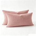 thumbnail image 2 of Soft Corduroy Decorative Throw Pillow Covers 20x12in，Set of 2, Mordern Nordic Home Decor, Boho Farmhouse Cushion Covers for Couch Bed Sofa Living Room, 2 of 4