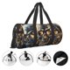 thumbnail image 3 of Easygdp Fiery Skull Trio Bolsa de Viaje, Bolsa de Mano, Bolsa de Gimnasio, Bolsa de Equipaje para Viaje, 3 of 6