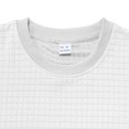 thumbnail image 6 of AHTJRT Men's Lightweight Textured Waffle Knit Short Sleeve Crew Neck Summer T-Shirt White XL, 6 of 7
