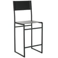 thumbnail image 2 of SAFAVIEH Layne Scandinavian Style Counter Stool, Black (18 in. W x 18 in. D x 47 in. H), 2 of 10