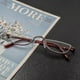 thumbnail image 4 of Reading Glasses Metal Spring Hinges Half Moon Semi Rimless Readers 1.0~ 4.0, 4 of 5