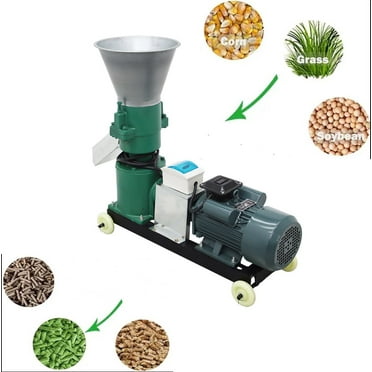 Chicken Feed Pellet Mill Machine Farm Animal Poultry Feed Granulator 6MM 220V