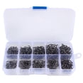 thumbnail image 1 of Gancho 500PCS Anzuelos Anzuelos con púas 10 tamaños Anzuelos de pesca de acero al carbono con caja d, 1 of 7