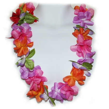 #18 Orange-Pink-Purple, Simple Lei