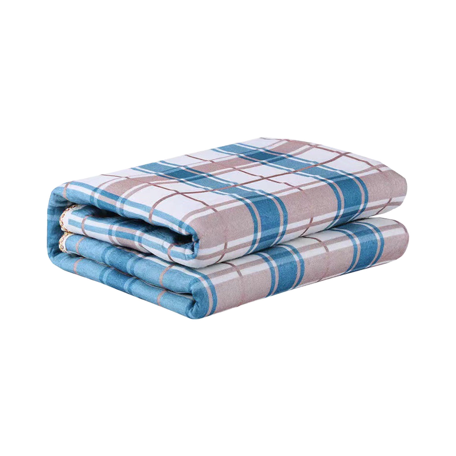 Hyknon Heated Blanket Non-Woven Breathable Electric Throw Blanket 59x31.5" Comfortable Blue Heating Blanket for Living Room Office Car