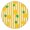 Pineapple003, variant on 44in Round Tablecloth with Elastic Edge, Waterproof Fitted Table Cover for 36-44" Tables, Pineapple Theme Polyester Reusable Table Cloths Wipe Clean for Picnic, Dining, Outdoor Use and Party Decor