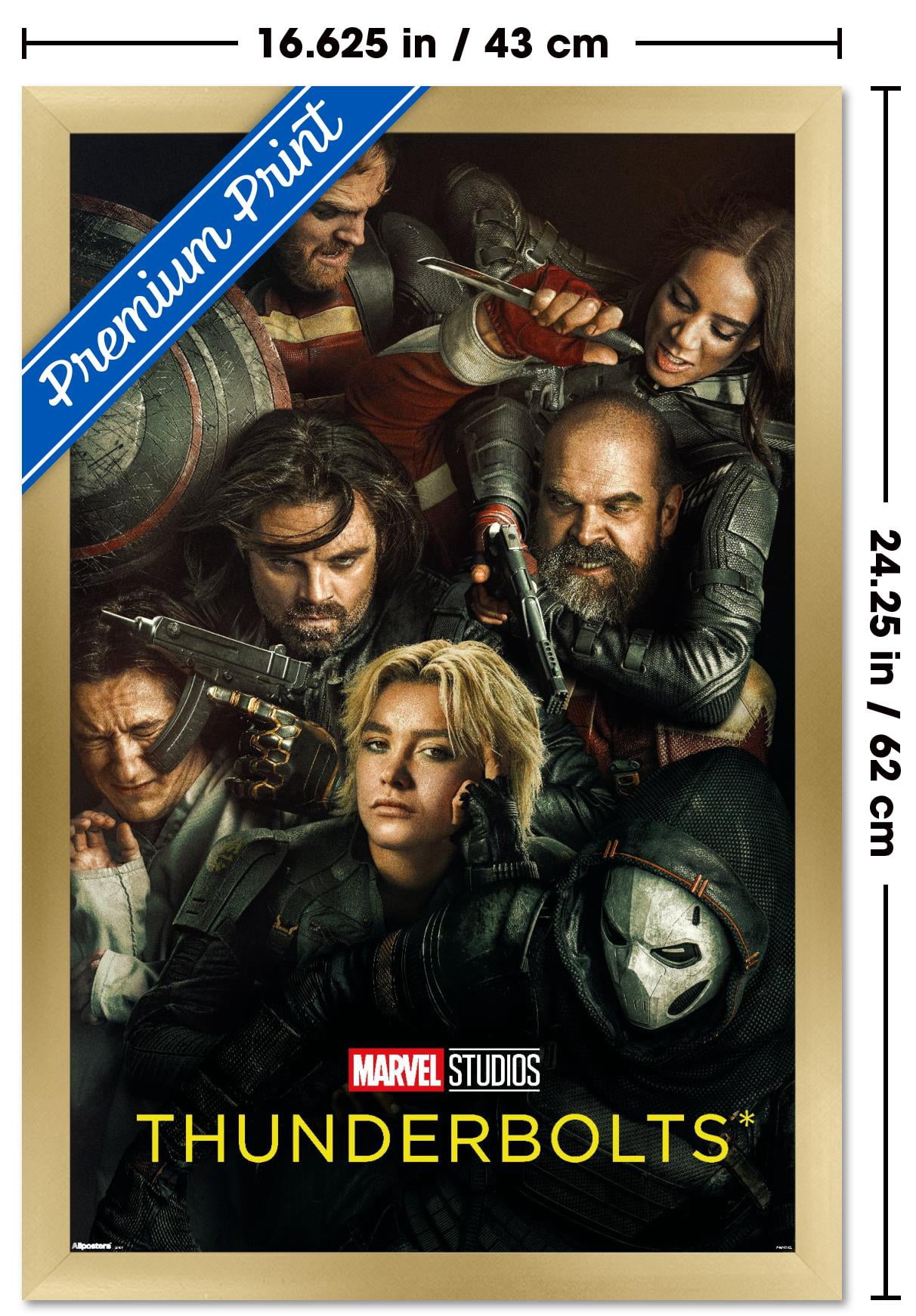 Marvel Thunderbolts* - Teaser One Sheet Wall Poster, 22.375