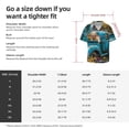 thumbnail image 5 of Fotbe Vintage Pickup Sunflower Dog Camisa Estampada de Manga Corta para Hombre, Casual de Verano, Estilo Playero, Sin Arrugas-3X-Large, 5 of 5