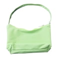 thumbnail image 3 of Bolso de hombro para mujer, bolso de mano de nailon, bolso de hombro de viaje con cierre de cremallera para mujer Verde, 3 of 9