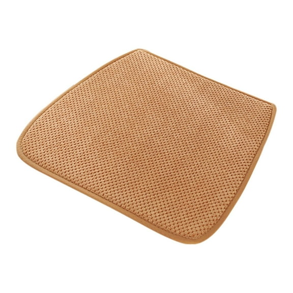 JeashCHAT D-Shaped Chair Cuhsion for Kitchen Dining Room Chair, Non-Slip Seat Cushion for Office Computer Desk Chair, Chair Pad for Outdoor Patio Furniture, Orange