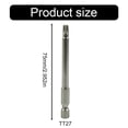 thumbnail image 4 of CPAN 75mm Hollow Torx Screwdriver Bit Hex Shank -T40 Tool For Exact Screw Unscrew, 4 of 9
