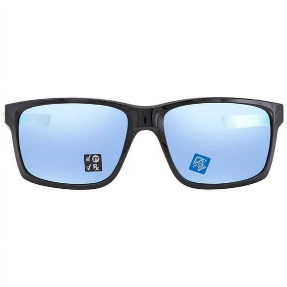 Oakley Mainlink Xl Prizm Deep Water Polarized Lenses, Polished Black Frame