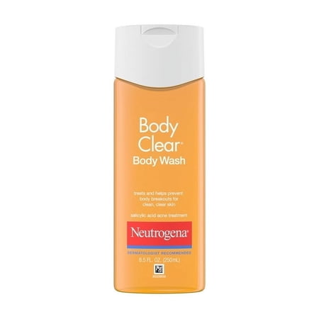 Pack of 2 Neutrogena Body Clear Acne Body Wash, 2% Salicylic Acid, 8.5 fl. oz