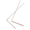 thumbnail image 3 of 6 Varillas de Cobre para Radiestesia, Varillas de Adivinación Espiritual, Varillas de Cobre Flexibles, Varillas de Espíritu para Radiestesia con Colgante de Péndulo, 3 of 5