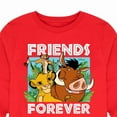 thumbnail image 3 of The Lion King - Simba Pumbaa, & Timon - Best Friends - Toddler & Youth Long Sleeve Graphic T-Shirt, 3 of 5