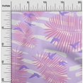 thumbnail image 2 of oneOone Cotton Jersey Amethyst Fabric Tropical Plam Tree With Birds Sewing Craft Projects Fabric Prints By Yard 58 Inch Wide, 2 of 4