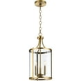 thumbnail image 3 of P500390-163-Progress Lighting-Gilliam - 3 Light Foyer In New Traditional Style-20.75 Inches Tall and 10 Inches Wide-Vintage Brass Finish, 3 of 12