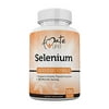Selenium Thyroid Support Supplement L-selenomethionine Vegan-Friendly Supplement Supports Thyroid, Cardiovascular Health & Immune System for Women & Men 200mcg 100 Capsules by Amate Life