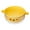 Yellow#2, variant on Double Layer Vegetable Washing Basin with Draining Basket | Plastic Fruit & Veggie Strainer Tray | Side Handle & Stackable Design | 8.66x4.13 Inches