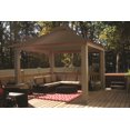 thumbnail image 3 of ACACIA 12' x 12' Aluminum Frame with OutDura Soft Top Gazebo in Desert Beige, 3 of 12