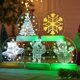 thumbnail image 3 of 2023 nueva decoración navideña, luz Led acrílica, árbol luminoso, diseño de muñeco de nieve, luces colgantes, regalo de decoración navideña, 3 of 4