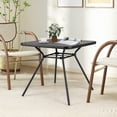 thumbnail image 4 of Gymax 32'' Patio Dining Table w/ 1.6'' Umbrella Hole & Lid DPC Tabletop for Backyard, 4 of 8
