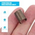 thumbnail image 4 of Miangastore 100pcs Leather Rope Clips Metal Fastener Cylindrical Opening Crimps for Tassel, 4 of 8