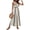 Black, variant on EASYBRA Women Strapless Geometric Print Wide Leg Jumpsuit High Waist Vacation Summer Casual Romper