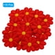 thumbnail image 3 of Parche de flores de Uxcell para planchar, bordado, parche de flores para reparación de ropa, mochila 3.54x3.54" 15 Pcs(Rojo), 3 of 7