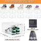 thumbnail image 2 of Organizadores de zapatos 34 x 26.5 x 19 cm paquete de 6 caja de zapatos acrílico apilable transparente con puerta de succión incluido 6 bolsas organiz, 2 of 6
