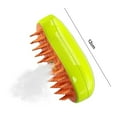 thumbnail image 6 of Frogued Pet Massage Comb Steamy Cat Dog Grooming Brush 3-in-1 Self-Cleaning Shedding Brush Pet Supplies for Dog Cats Green*1pc, 6 of 9