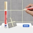 thumbnail image 1 of Grout Tile Pen 4ml, Permanent Grout Marker Pen for Bathroom Kitchen Tile, Quick-Dry Grout Coloring Pen with Protective Sealant for All Grout Types, Beige, 1 of 3