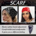 thumbnail image 4 of PVCS 1PC Chiffon Hair Bandanas Print Floral Hair Scarf Elasticity Headband, 4 of 8