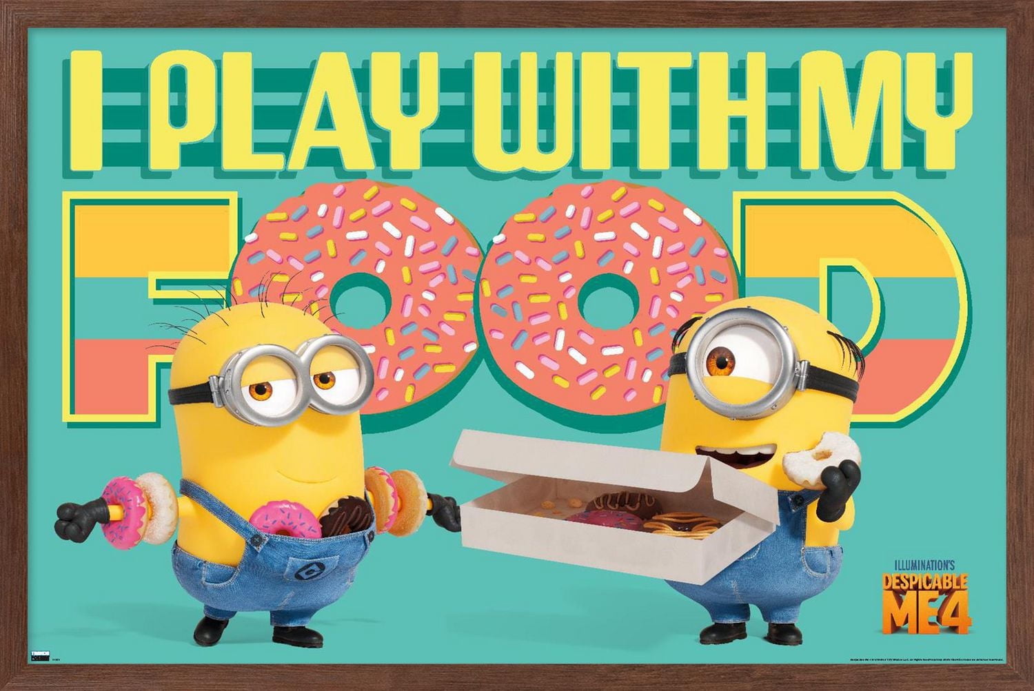 Illumination Despicable Me 4 - Donuts Wall Poster with Pushpins, 22.375" x 34"