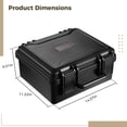 thumbnail image 2 of Graded Card Storage Box, Waterproof Trading Card Holder, Portable Durable Carry Case for Baseball Cards, Card Slabs, Sports Card, 2 of 5