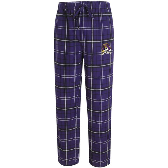 Men's Concepts Sport Purple/Black ECU Pirates Ultimate Flannel Pants