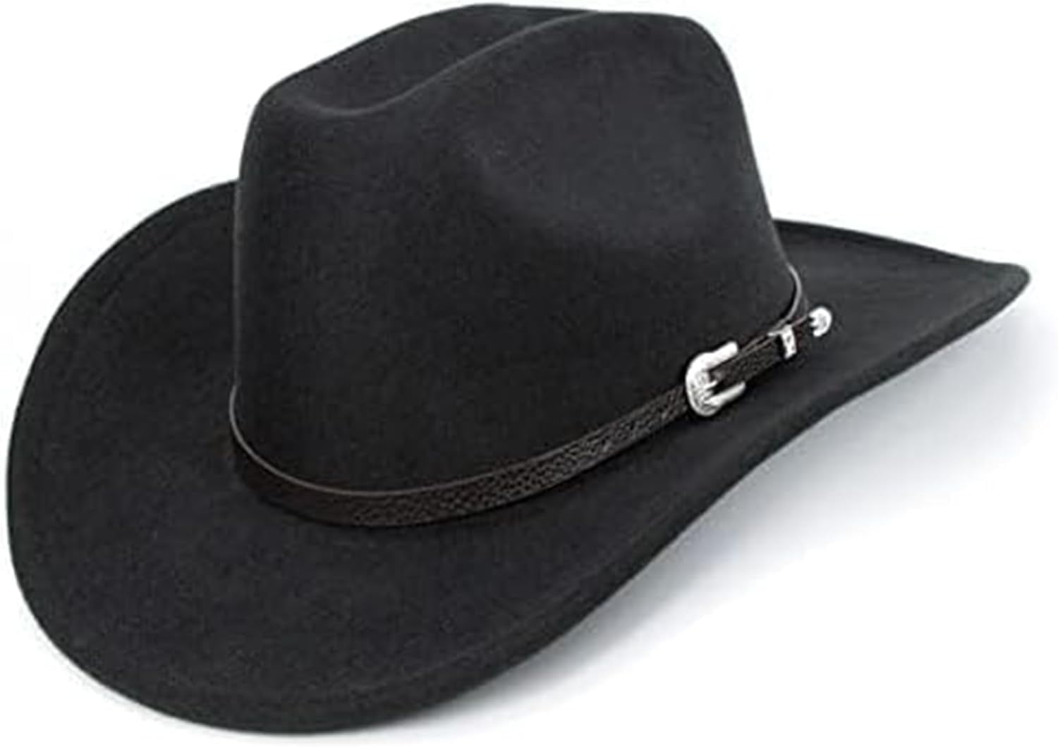7398 Western Cowboy Hat For Women Men Classic Fedora Hats Wide Brim Suede Unisex Western Suede Cowboy Hat Classic Wide Brim Fedora Hat  main image 3