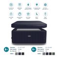 thumbnail image 2 of Wave PACIFIC, Inflatable Hot Tub & Spa, all Integrated, energy efficient, 6 Person, Square: NAVY BLUE, 2 of 5