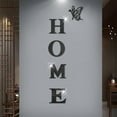 thumbnail image 4 of Living Room Wall Decor Home Mirror Wall Letter Signs Stickers DIY Acrylic Mirror Decals 3D Decorations for Home Bedroom Living Room Removable(Silver), 4 of 7