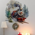 thumbnail image 4 of SIfdSeng Get it Fast Watercolor Steam Train Wall Stickers Tree Sticker Bedroom Living Room Office Decoration Decals, 4 of 7