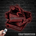 thumbnail image 2 of Craftnamesign Books and Tulip Metal Sign, Book Club Decor, Reading Room Sign, Books Wall Art, 2 of 5
